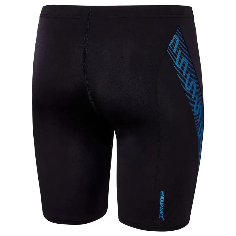 SPEEDO MEN MONOGRAM WATERBOY BLACK BLUE