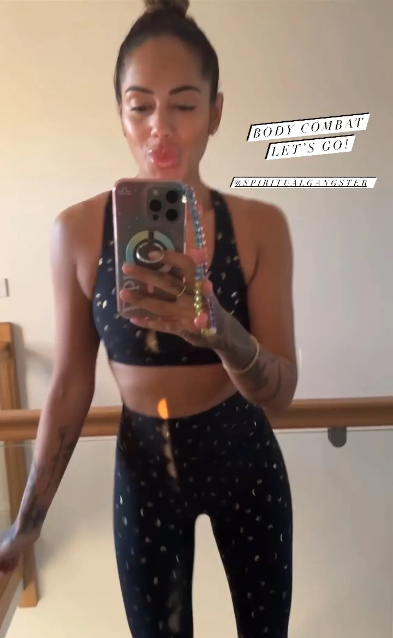 Spiritual Gangster Studio Dream Tech Sports Bra as seen on Malin Andersson