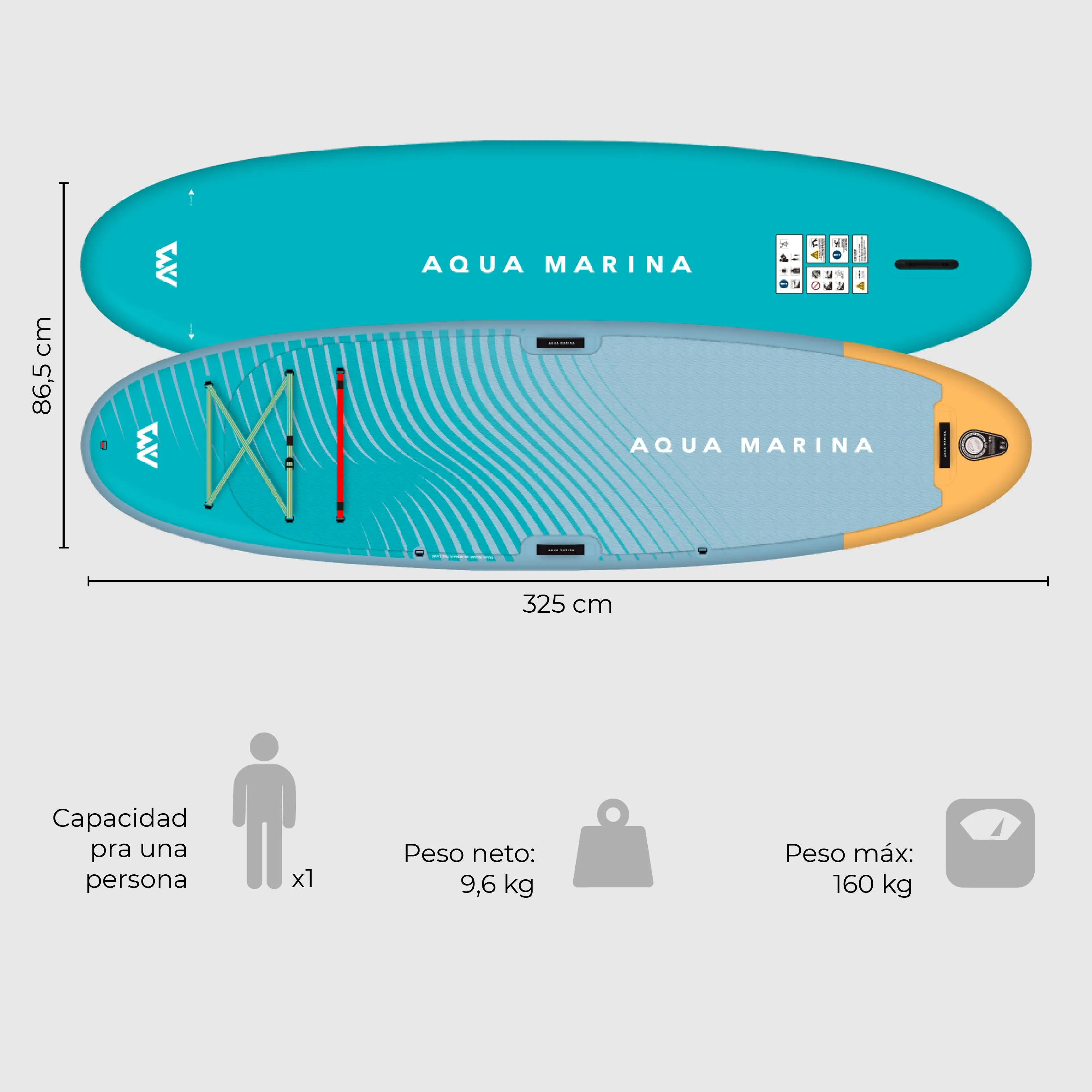 Stand Up Paddle SUP Dhyana Fitness 8’2″
