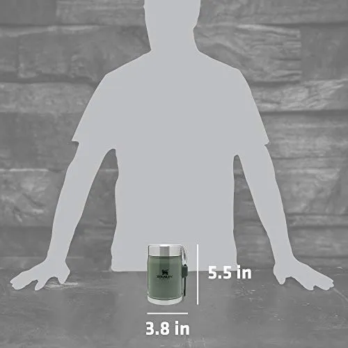 Stanley The Legendary Food Jar   Spork 14oz Hammertone Green