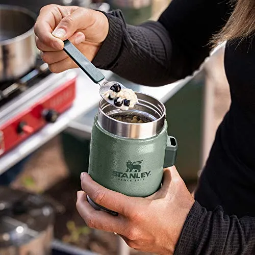 Stanley The Legendary Food Jar   Spork 14oz Hammertone Green