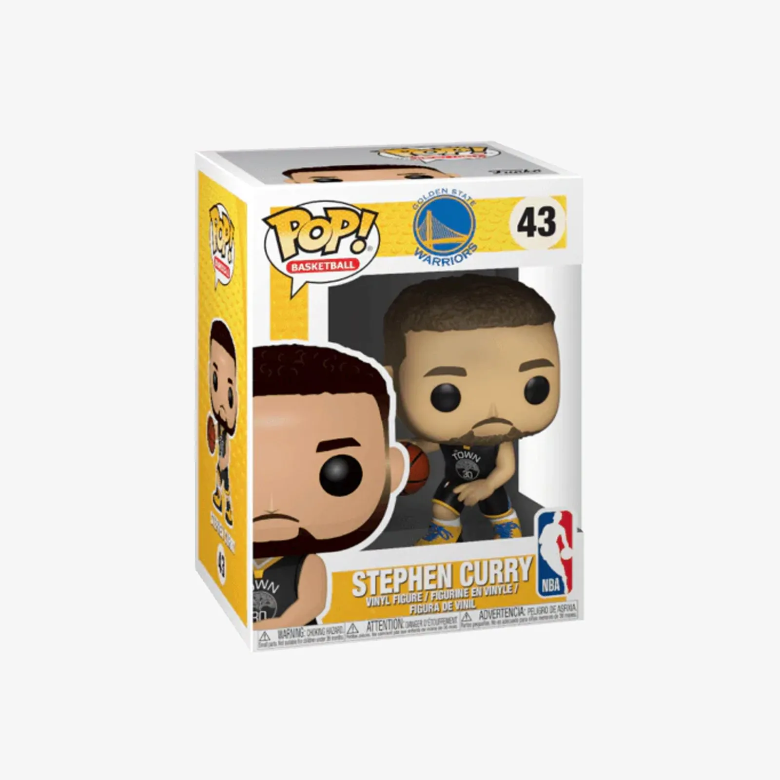 Stephen Curry Golden State Warriors NBA Pop! Vinyl - Black