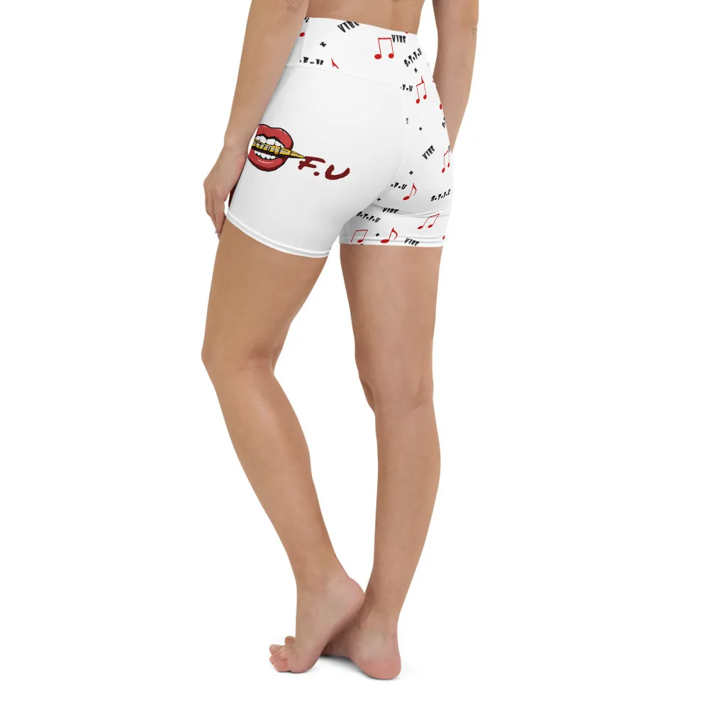 STFU   Vibe Yoga Shorts