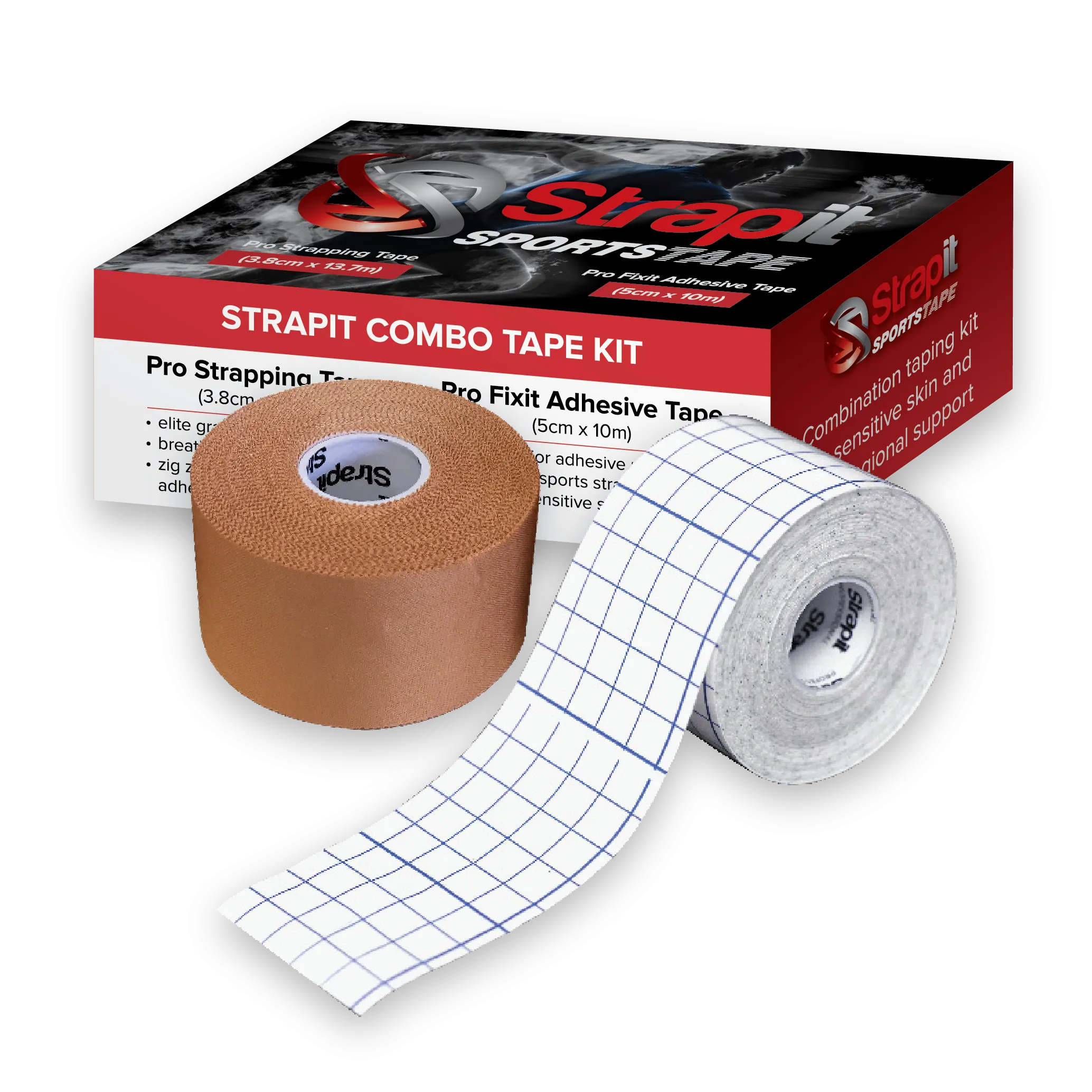 Strapit 38mm Professional Sports Strapping Tape - Combo Kit