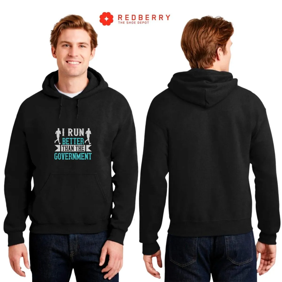 Sudadera Hombre  Hoodie Running Correr Maratón 012