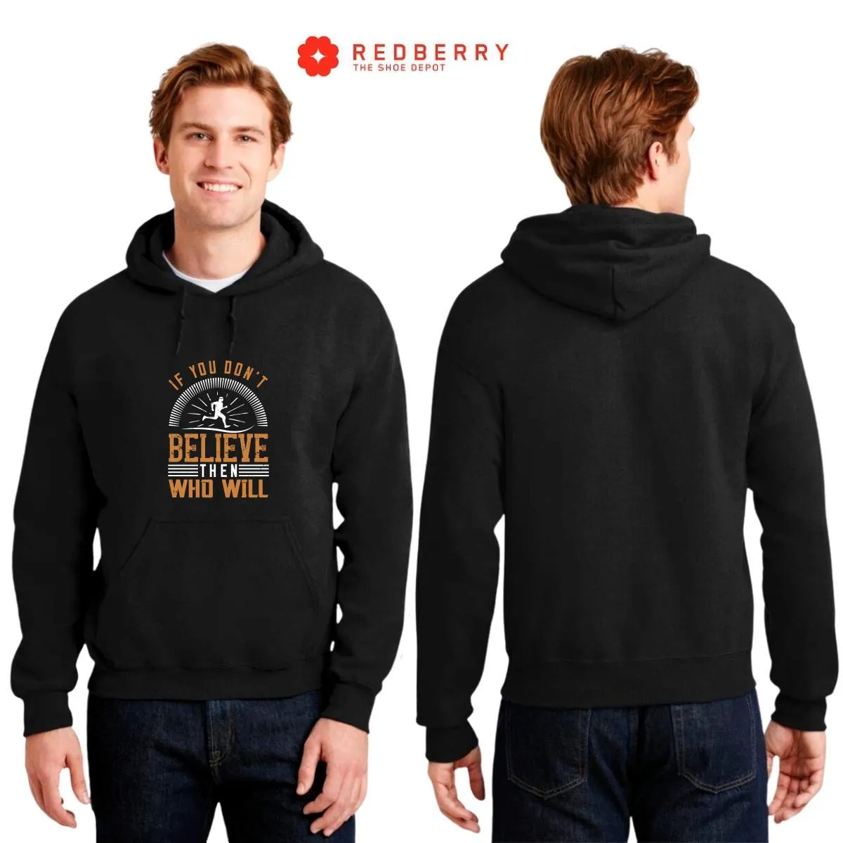 Sudadera Hombre  Hoodie Running Correr Maratón 016