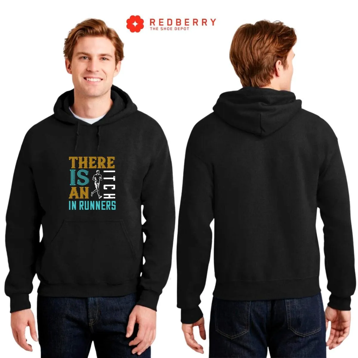 Sudadera Hombre  Hoodie Running Correr Maratón 042