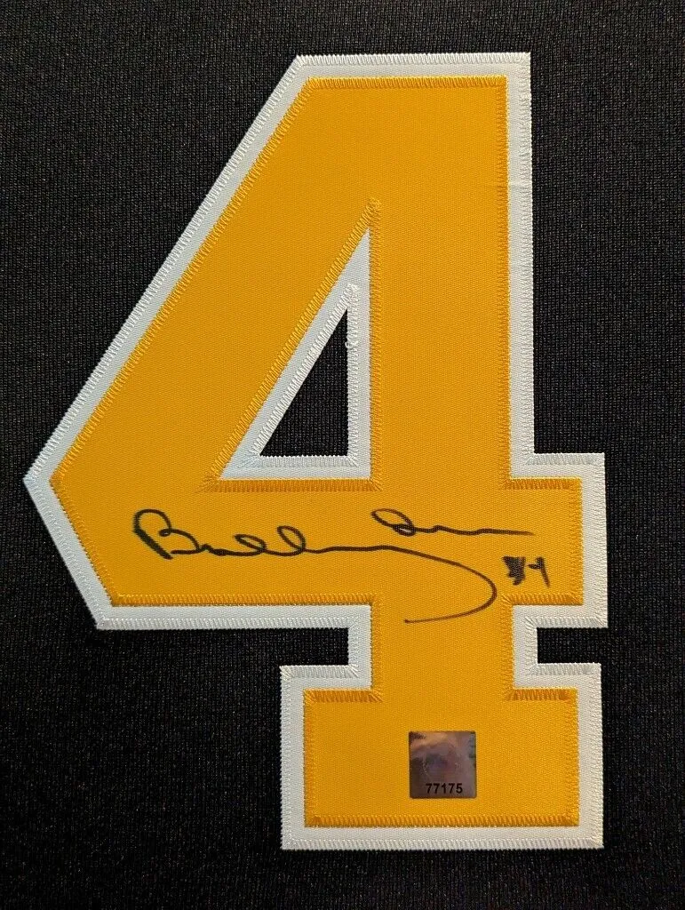 SUEDE FRAMED BOSTON BRUINS BOBBY ORR AUTOGRAPHED SIGNED JERSEY GNR COA