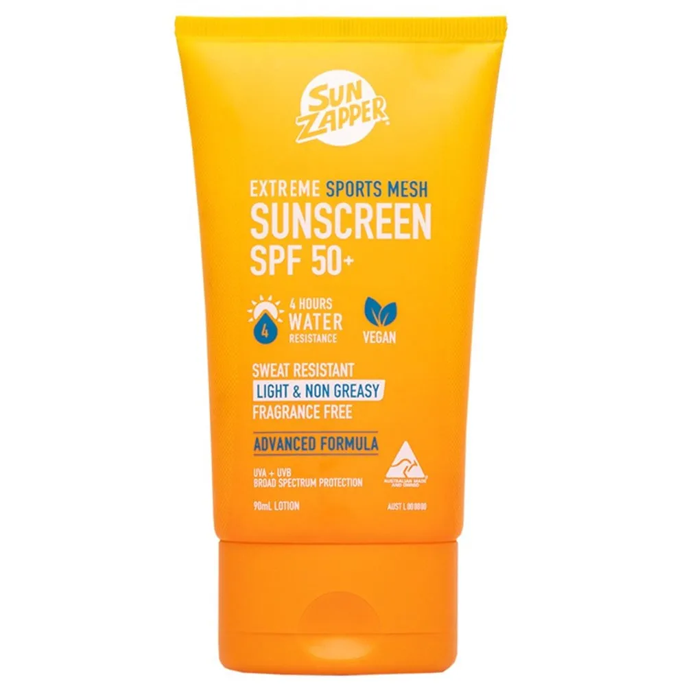 SUN ZAPPER EXTREME SPORTS MESH SUNSCREEN 90mL SPF 50 