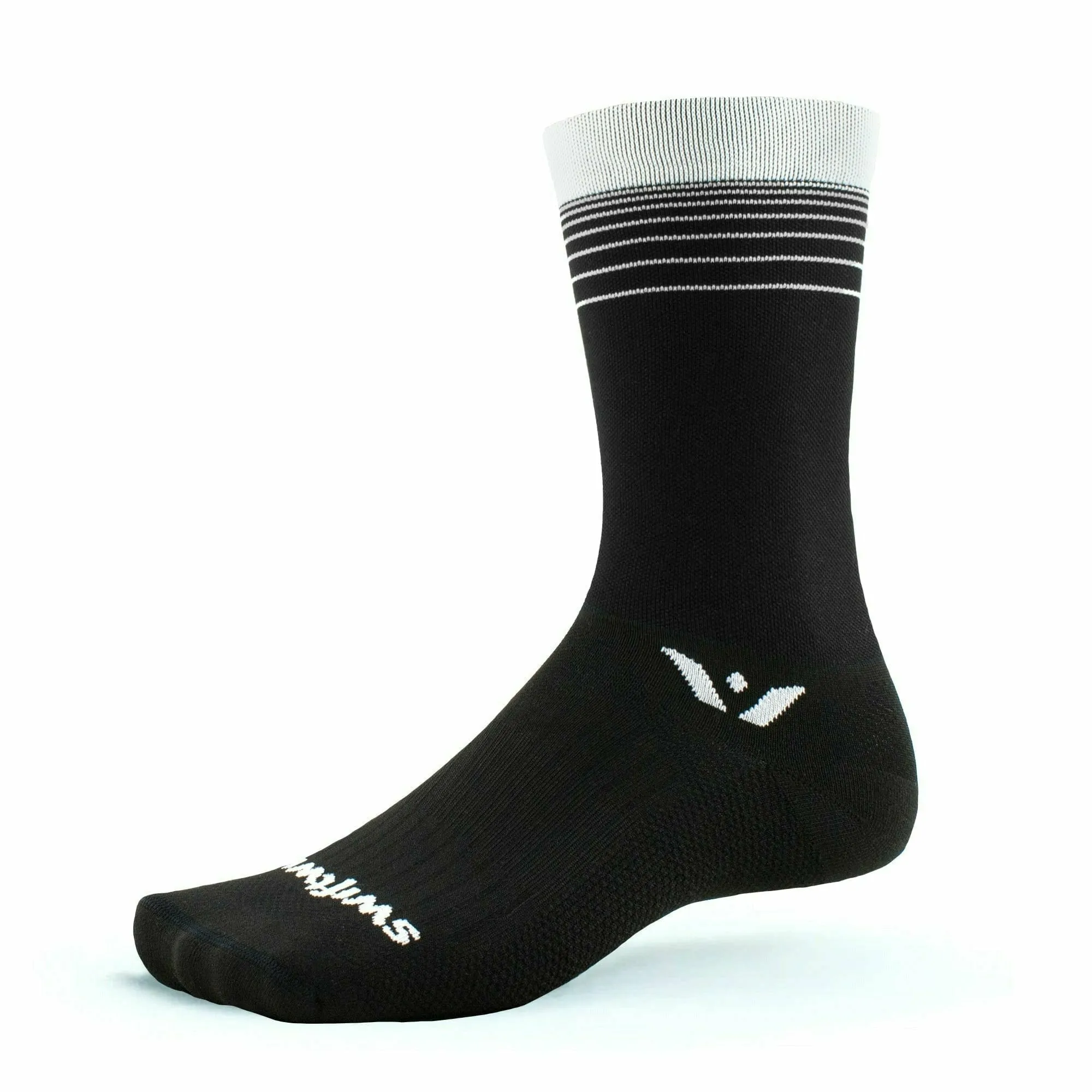 Swiftwick Aspire Seven Stripe Crew Socks