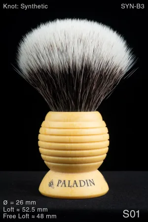 Synthetic Beehive 26 mm Satin Antique Ivory