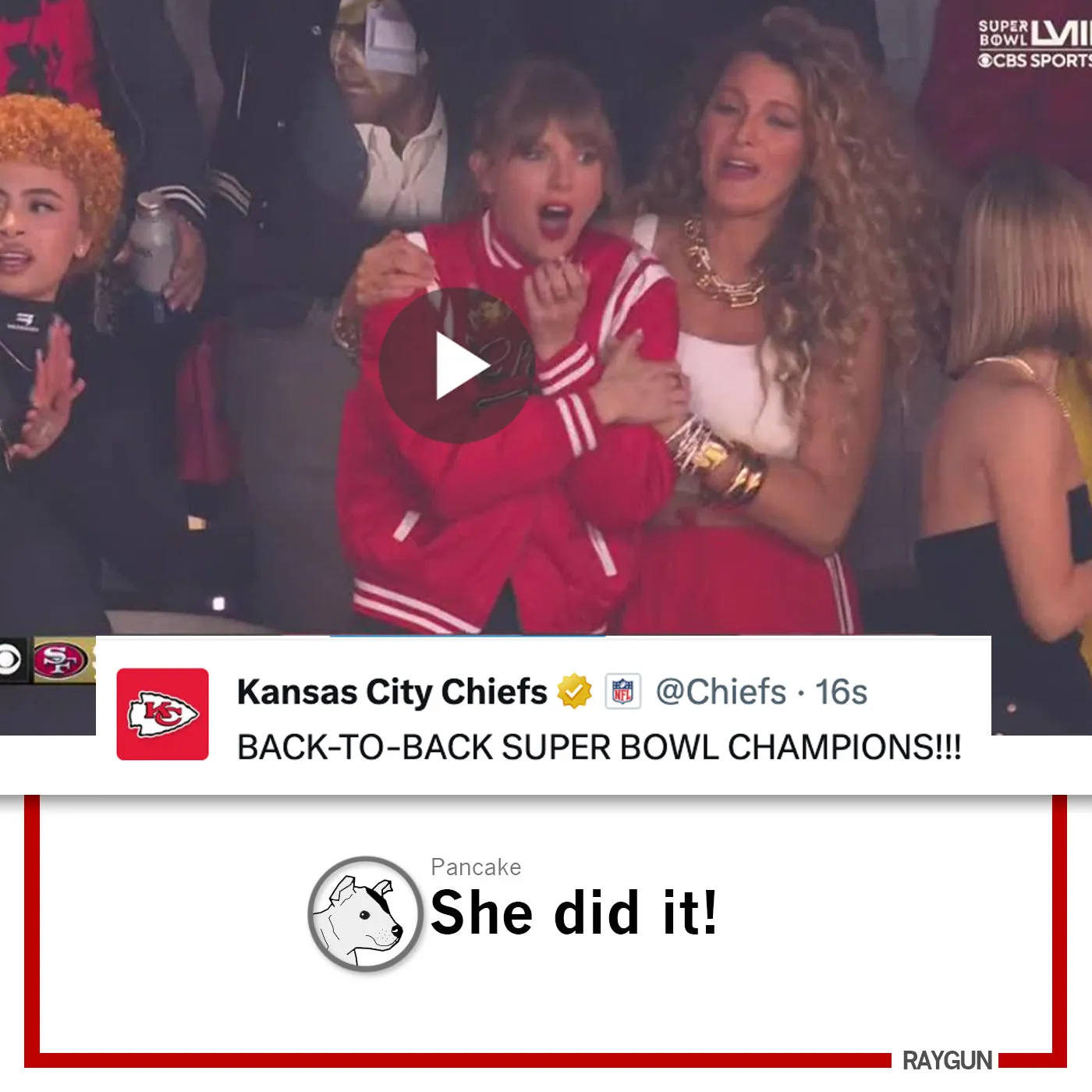 Taylor Swift Won Her First Super Bowl