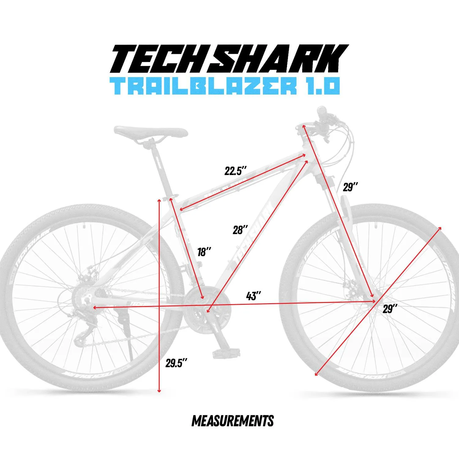 Techshark™ Trailblazer 1.0 Bike