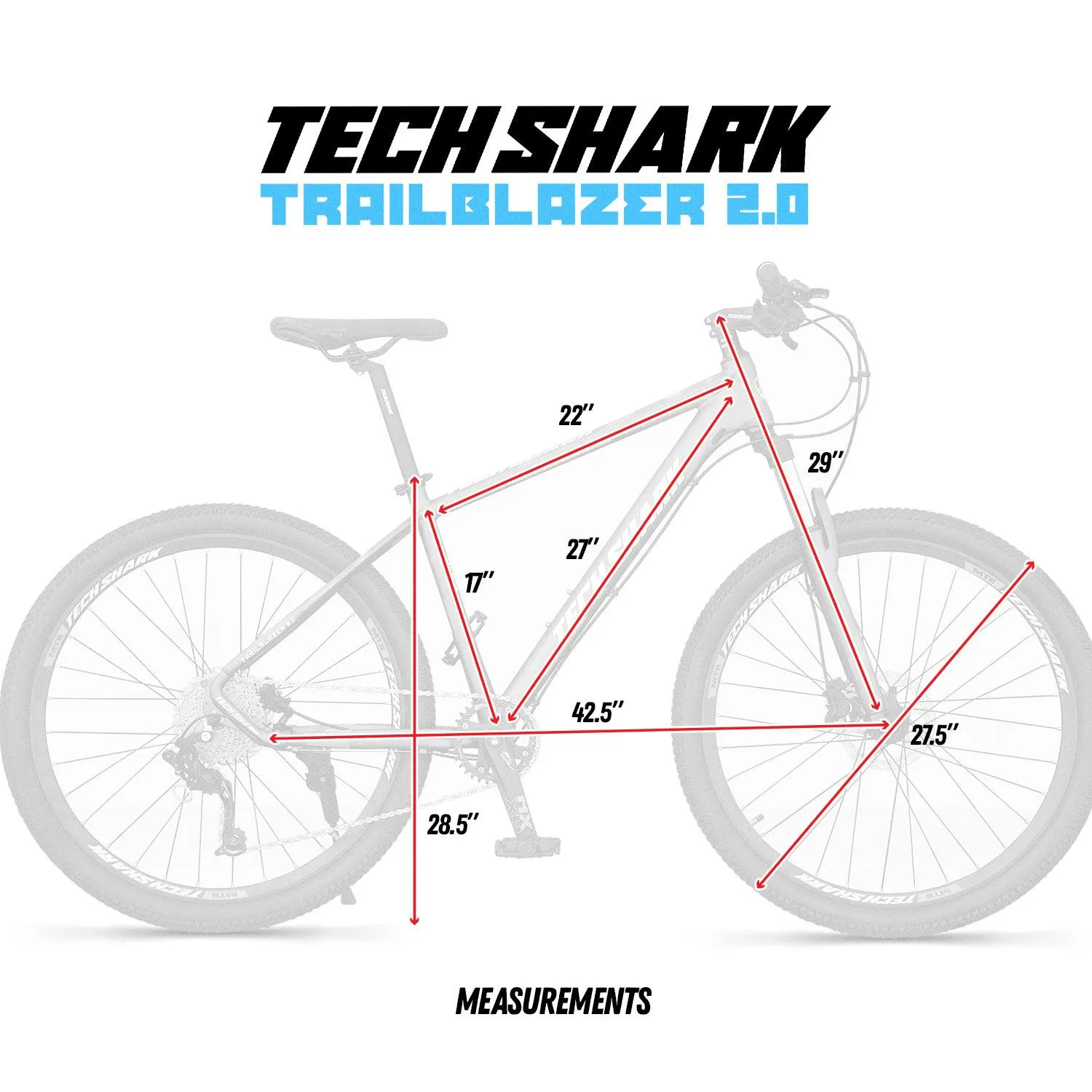 Techshark™ Trailblazer 2.0 Bike