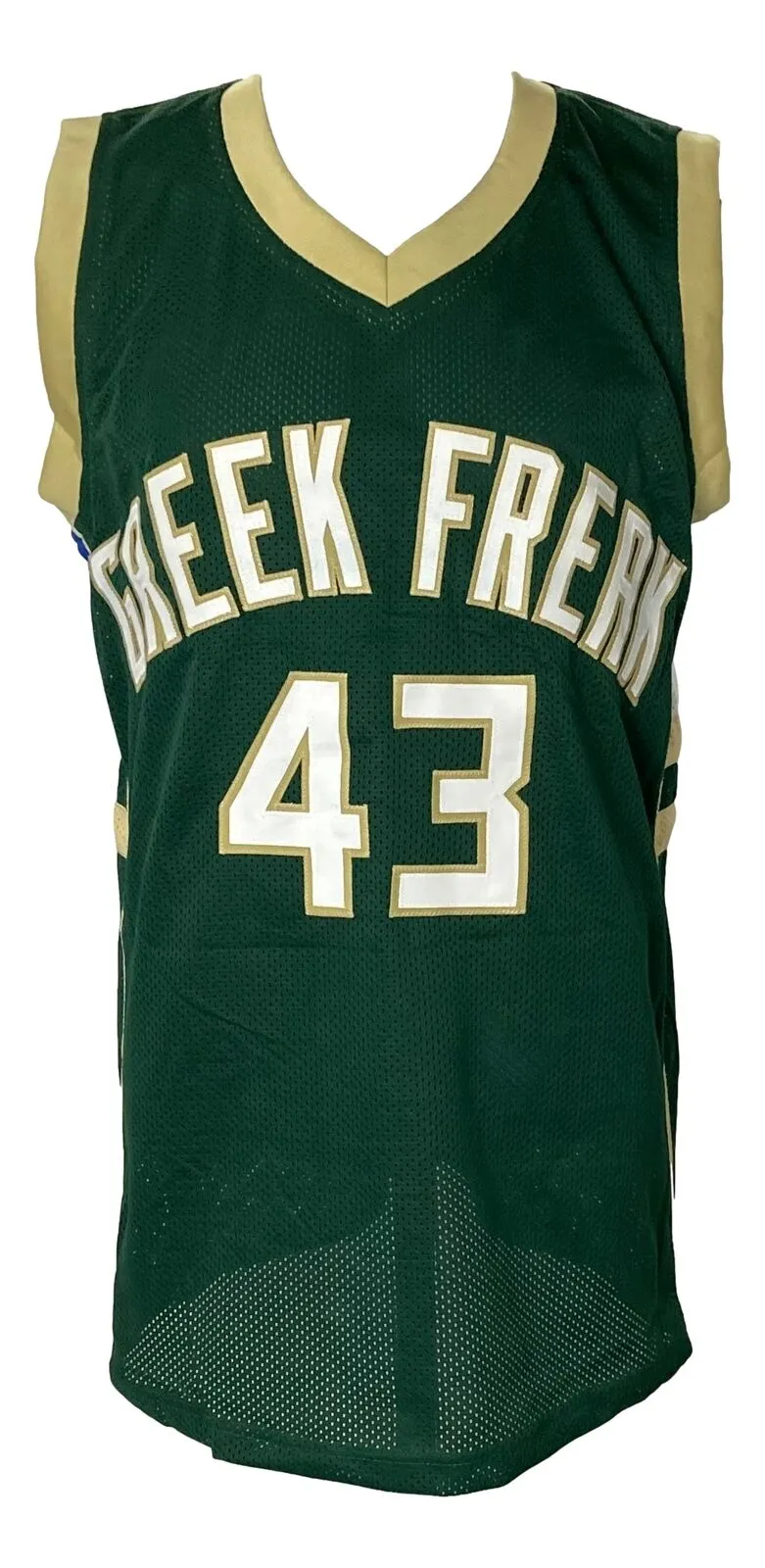 Thanasis Antetokounmpo Signed Custom Green Pro-Style Basketball Jersey JSA ITP