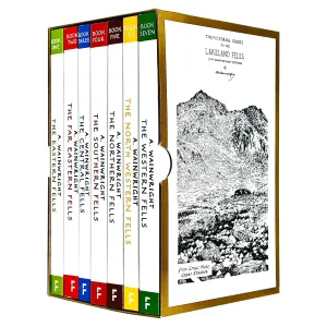 The Pictorial Guides To The Lakeland Fells Series Books 1 - 7 Collection Set by Ullswater and Birk Fell