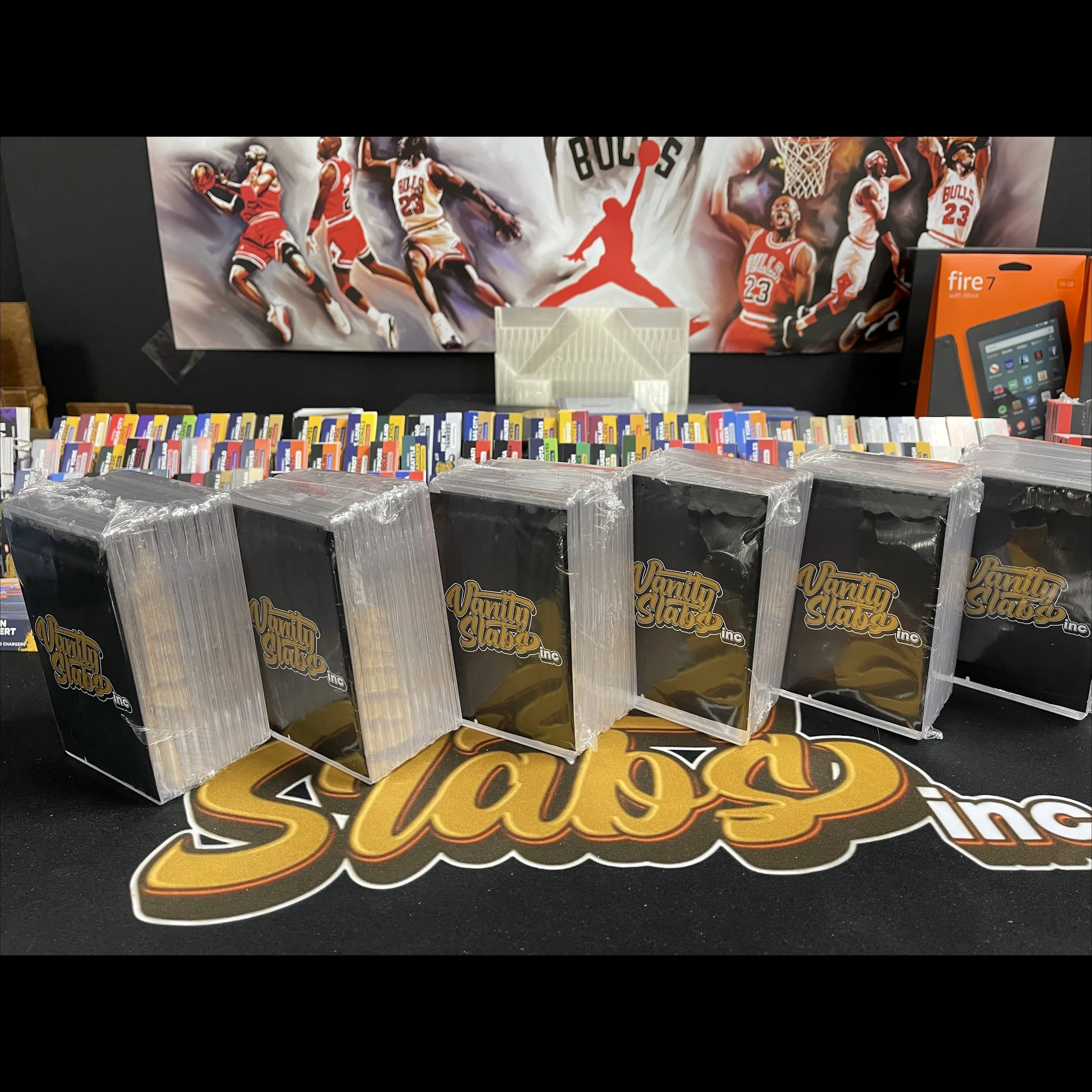 The VSI Brick - 10 Slab 35pt Bundle with Mystery Card Baseball Football Hockey Basketball Cards