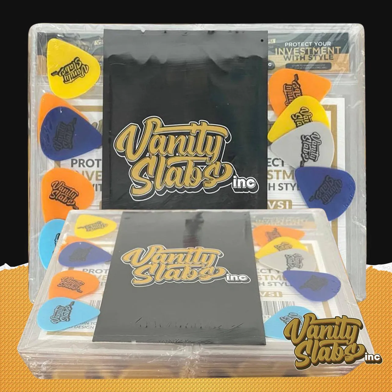 The VSI Brick - 10 Slab 35pt Bundle with Mystery Card Baseball Football Hockey Basketball Cards