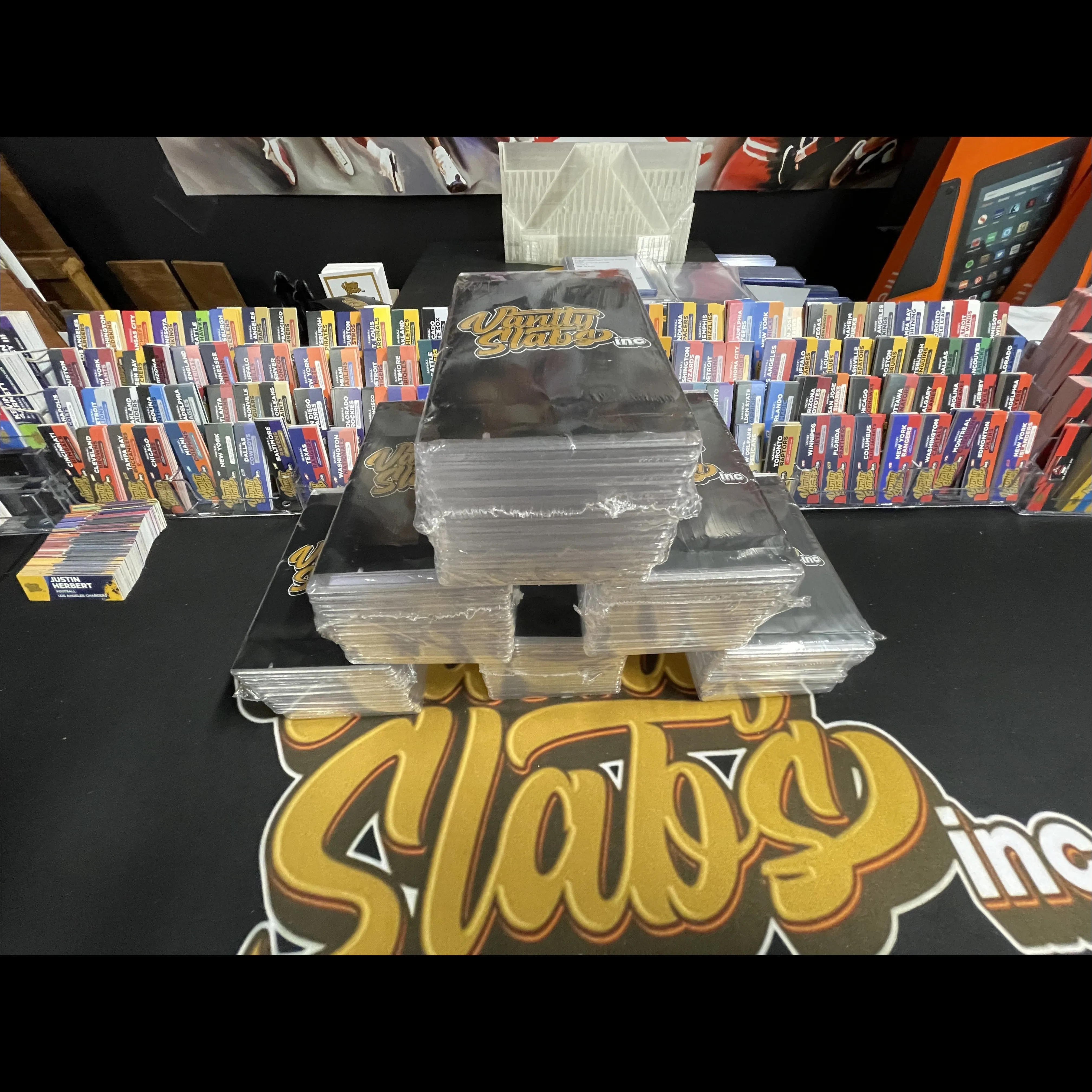 The VSI Brick - 10 Slab 35pt Bundle with Mystery Card Baseball Football Hockey Basketball Cards