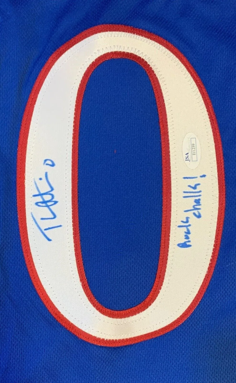 Thomas Robinson Autographed Kansas Basketball Signed Jersey ROCK CHALK JSA COA
