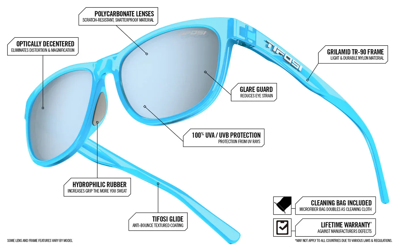 TIFOSI Swank Sport Sunglasses - Golden Ray