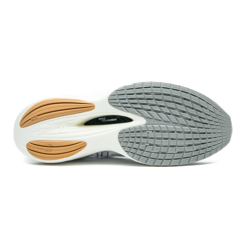 Tênis de Corrida Fila Racer Carbon 2 - Branco / Prata - Masculino