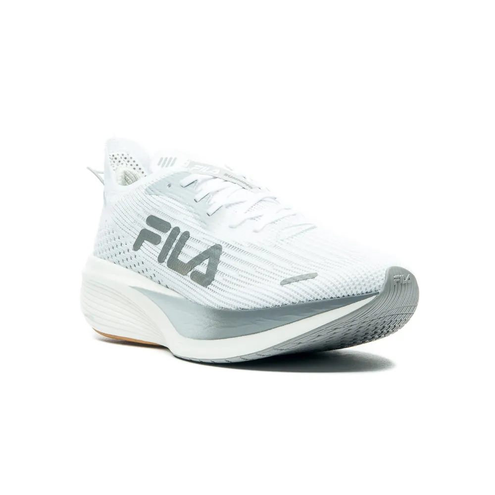 Tênis de Corrida Fila Racer Carbon 2 - Branco / Prata - Masculino