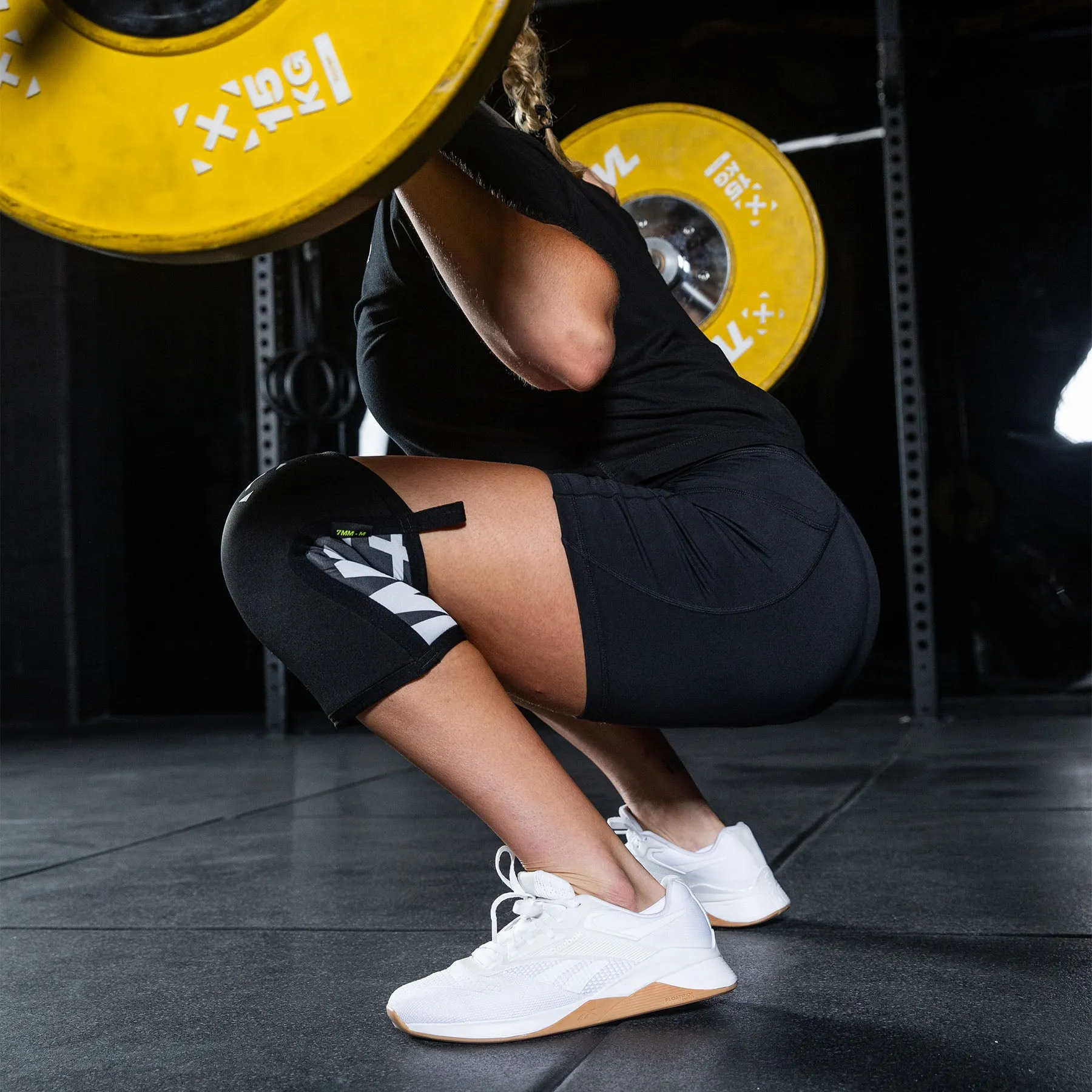 TWL - EVERYDAY KNEE SLEEVES (PAIR) - 5mm & 7mm - CORE BLACK/WHITE