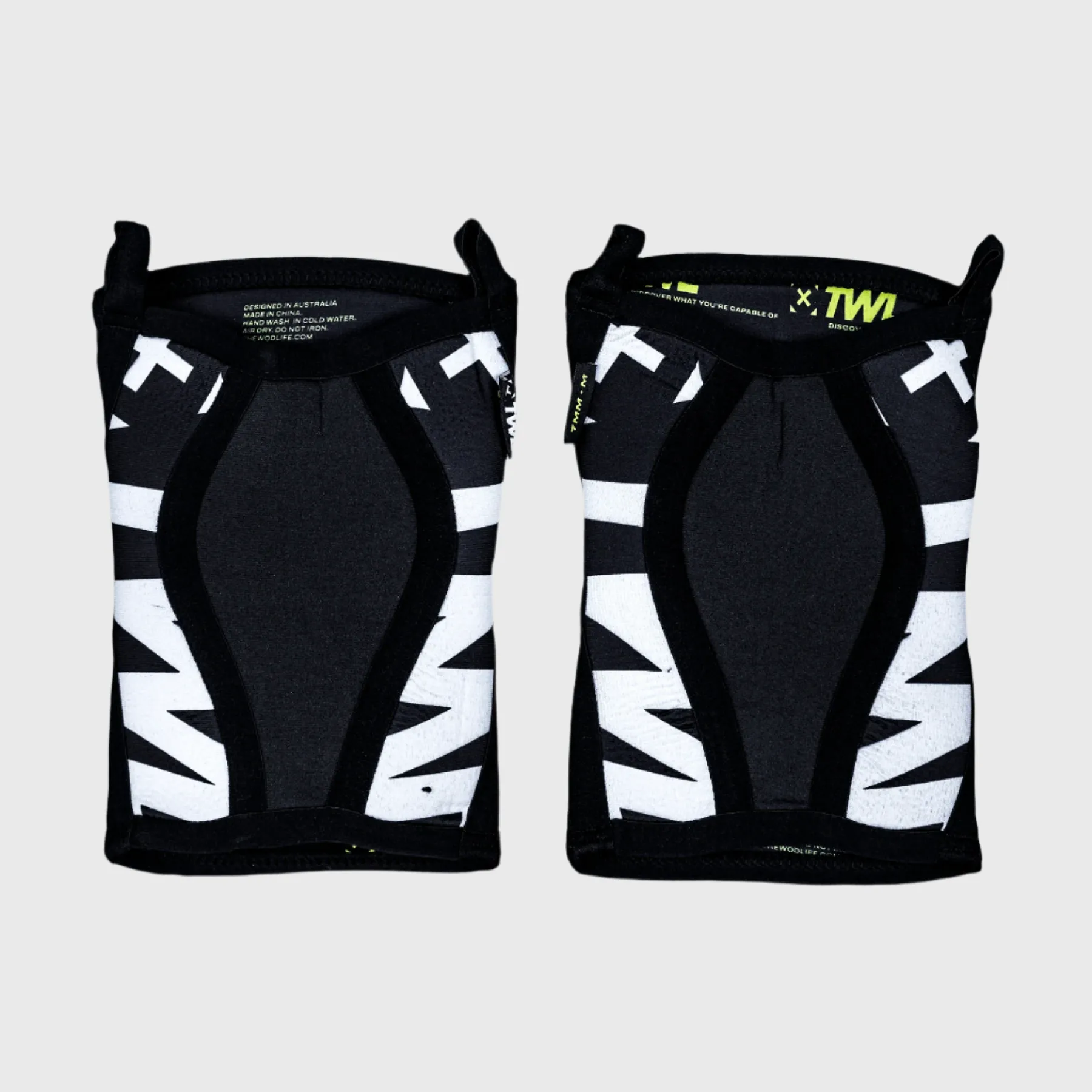TWL - EVERYDAY KNEE SLEEVES (PAIR) - 5mm & 7mm - CORE BLACK/WHITE