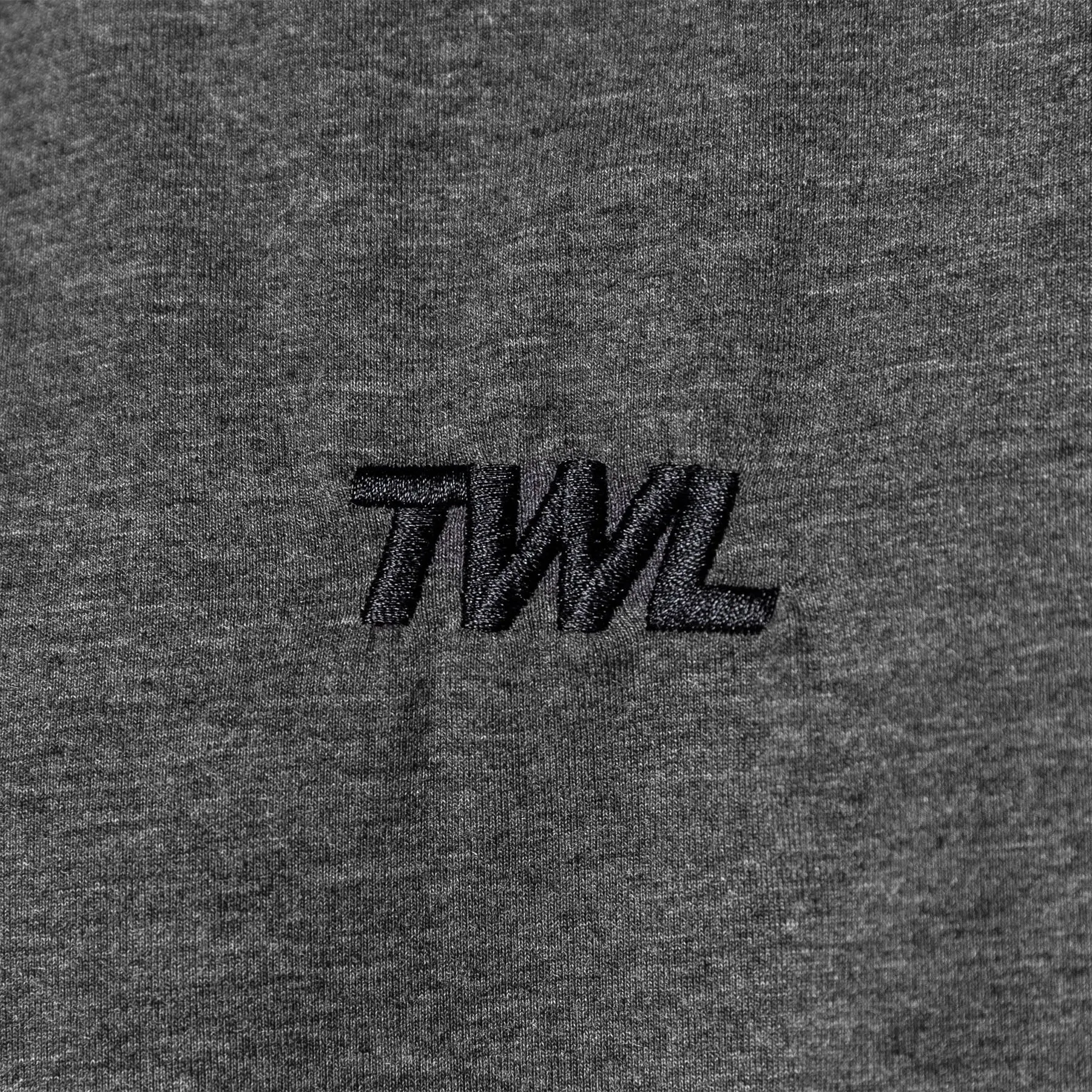 TWL - MEN'S OVERSIZED MUSCLE TANK - CHARCOAL MARL