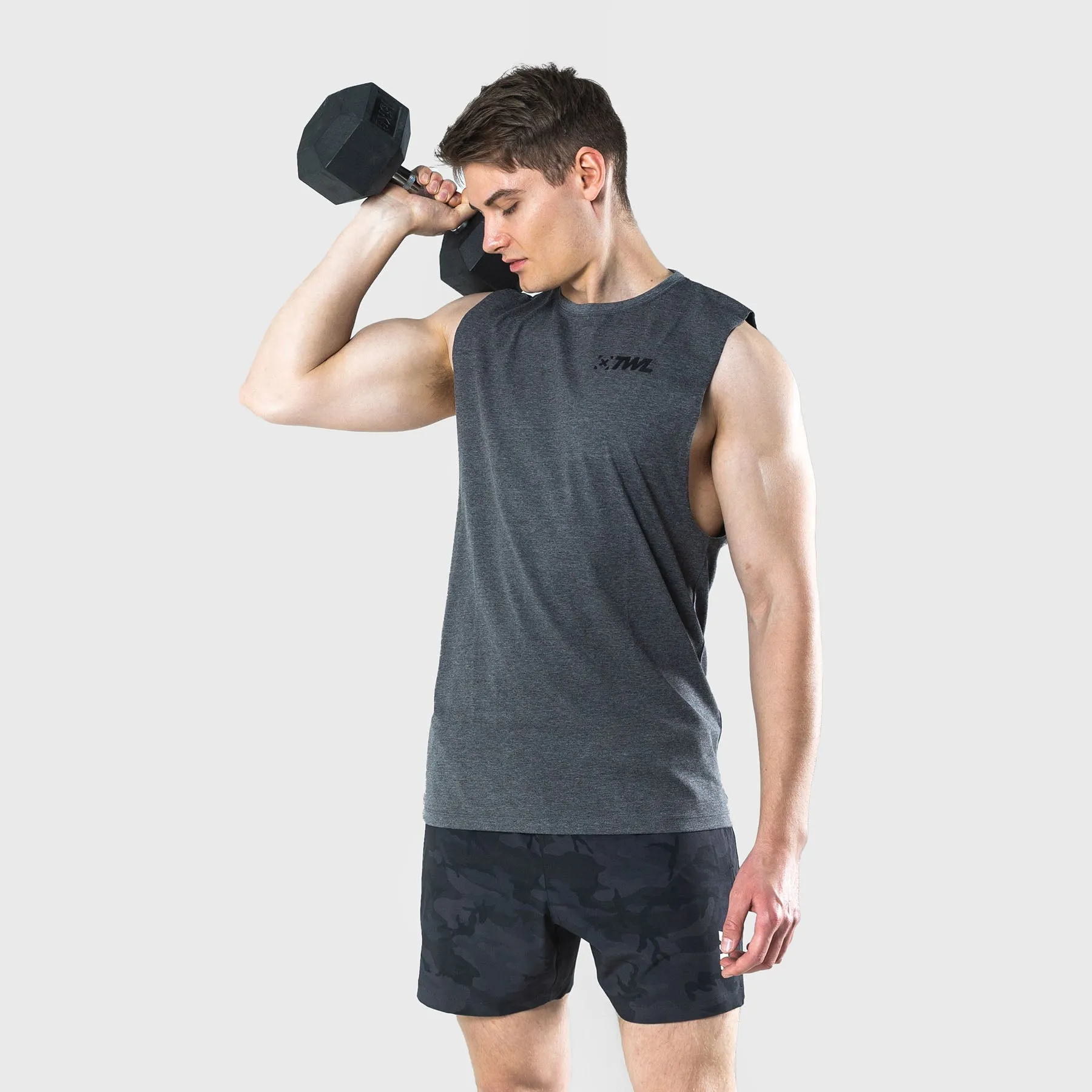 TWL - MEN'S REP SHORTS 5" - BLACK CAMO