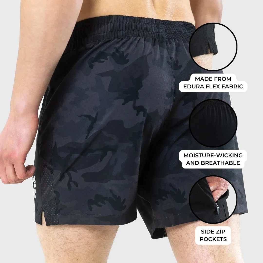TWL - MEN'S REP SHORTS 5" - BLACK CAMO