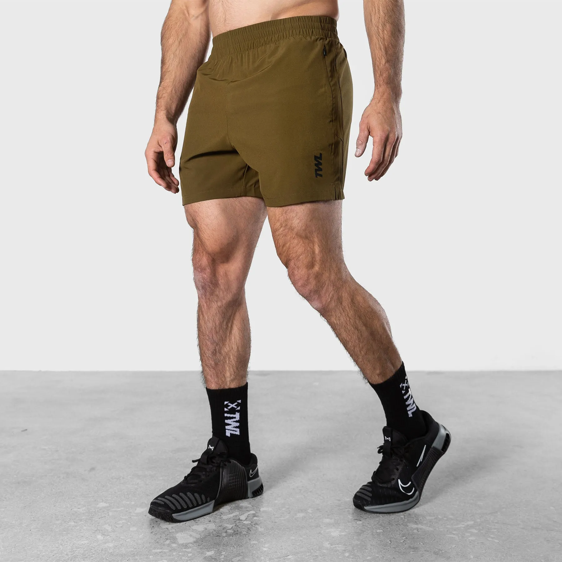 TWL - MEN'S REP SHORTS 5" - UNIFORM GREEN/BLACK
