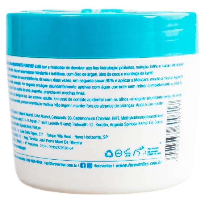 Ultra Moisturizing Mask Organic Deep Hair Mask 250g - Forever Liss