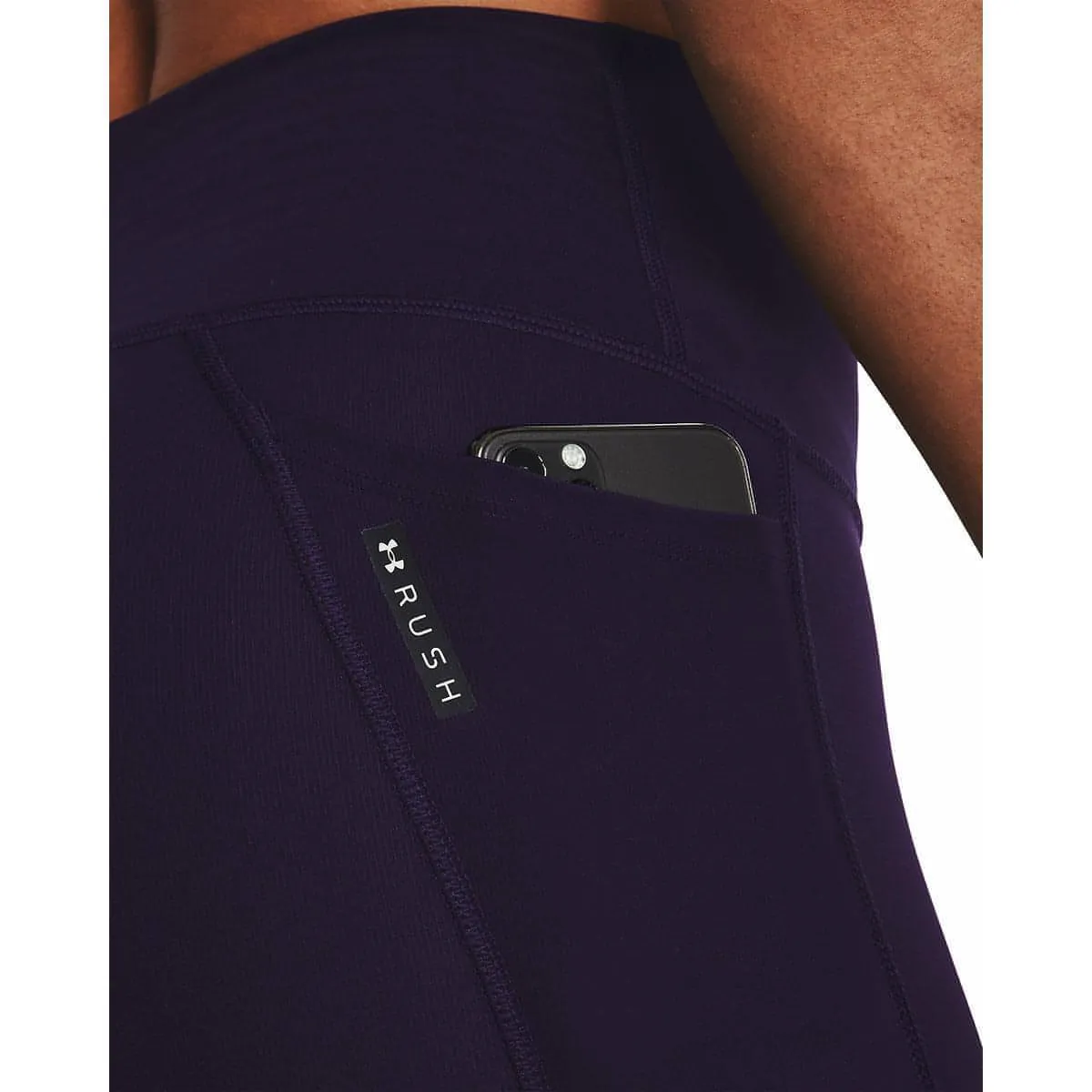 Under Armour Rush Womens Long Running Tights - Purple