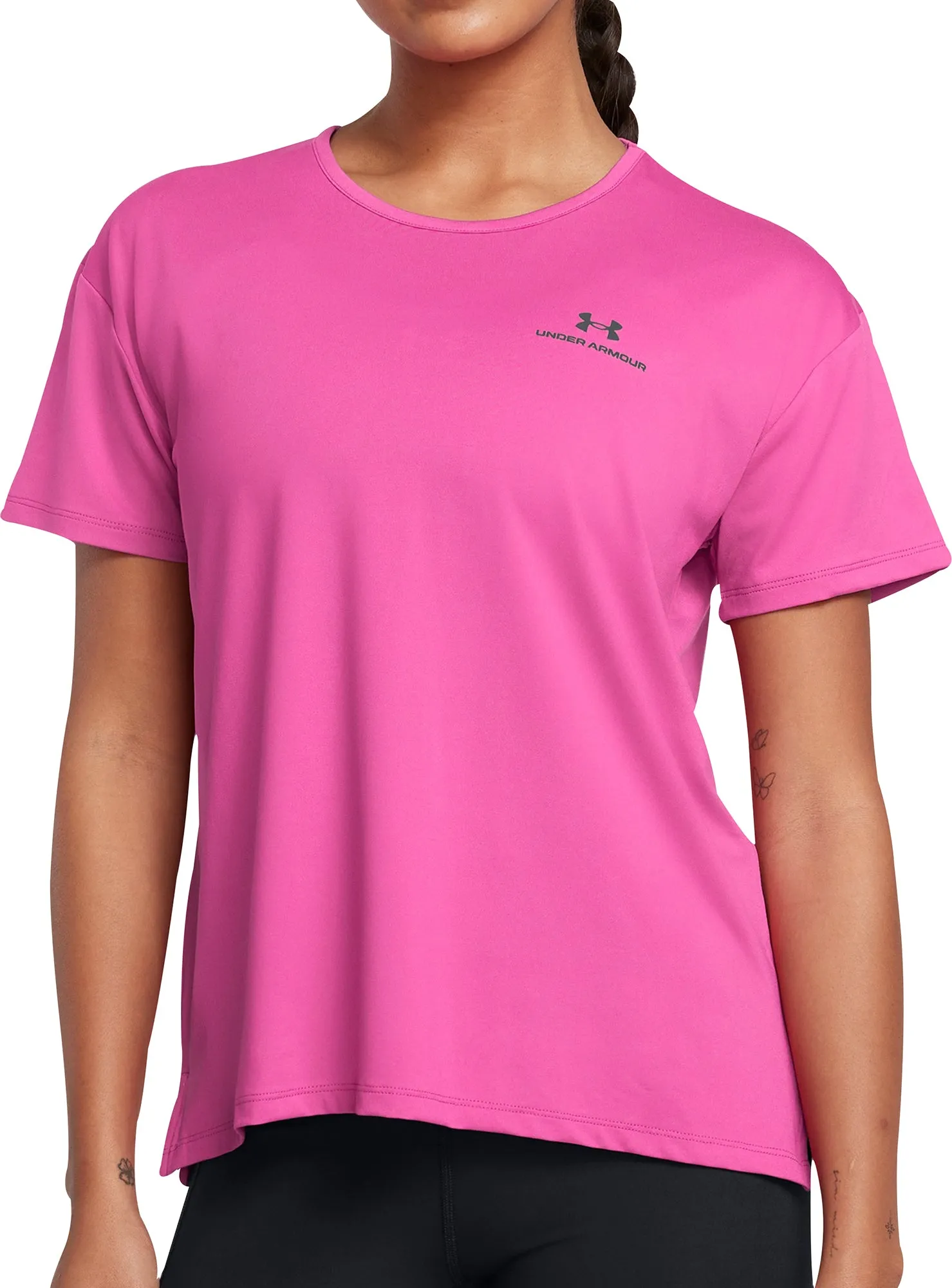 Under Armour Vanish Energy Short Sleeve Womens Running Top - Pink