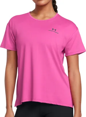 Under Armour Vanish Energy Short Sleeve Womens Running Top - Pink