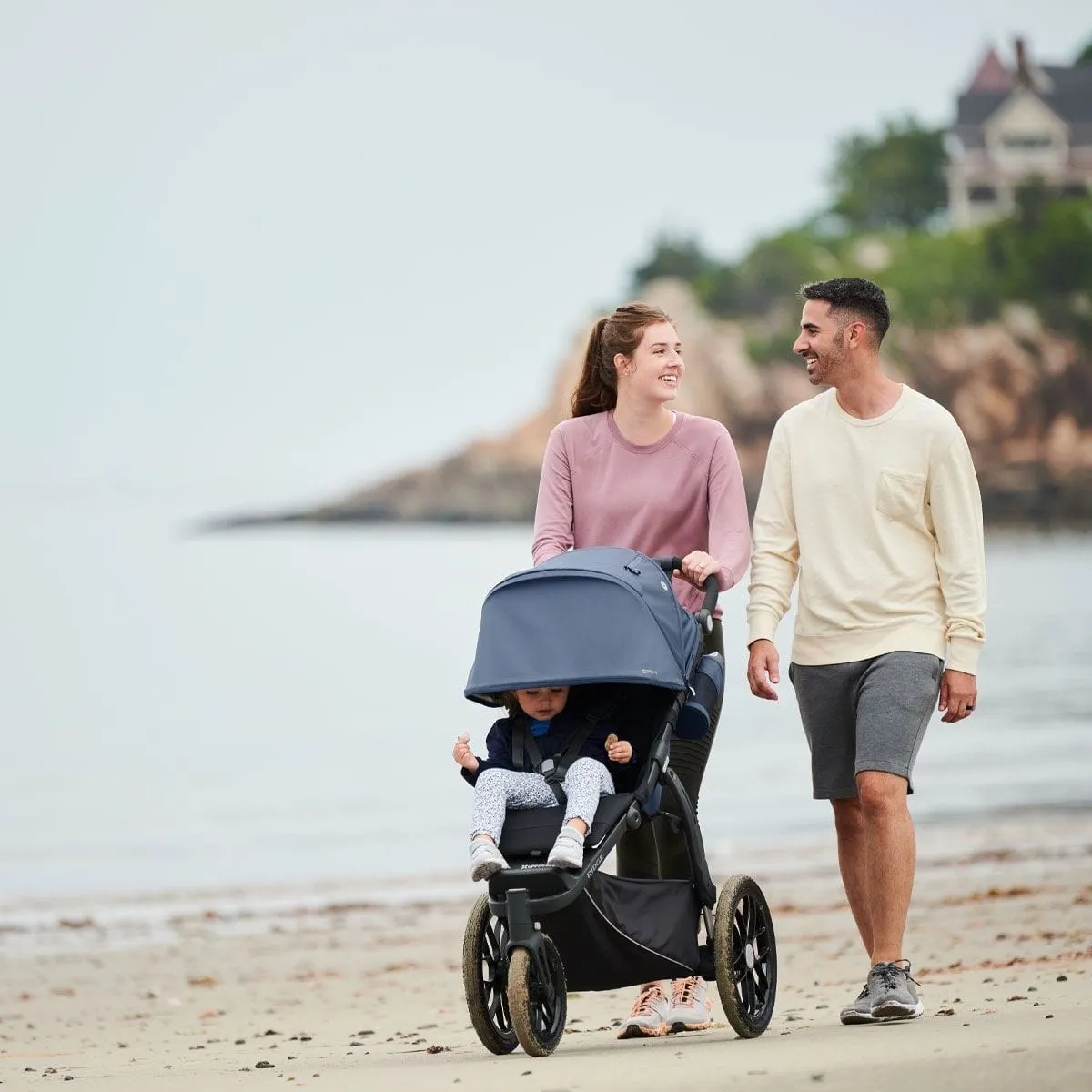 UPPAbaby Ridge All-Terrain Stroller - Bryce (White/Carbon)
