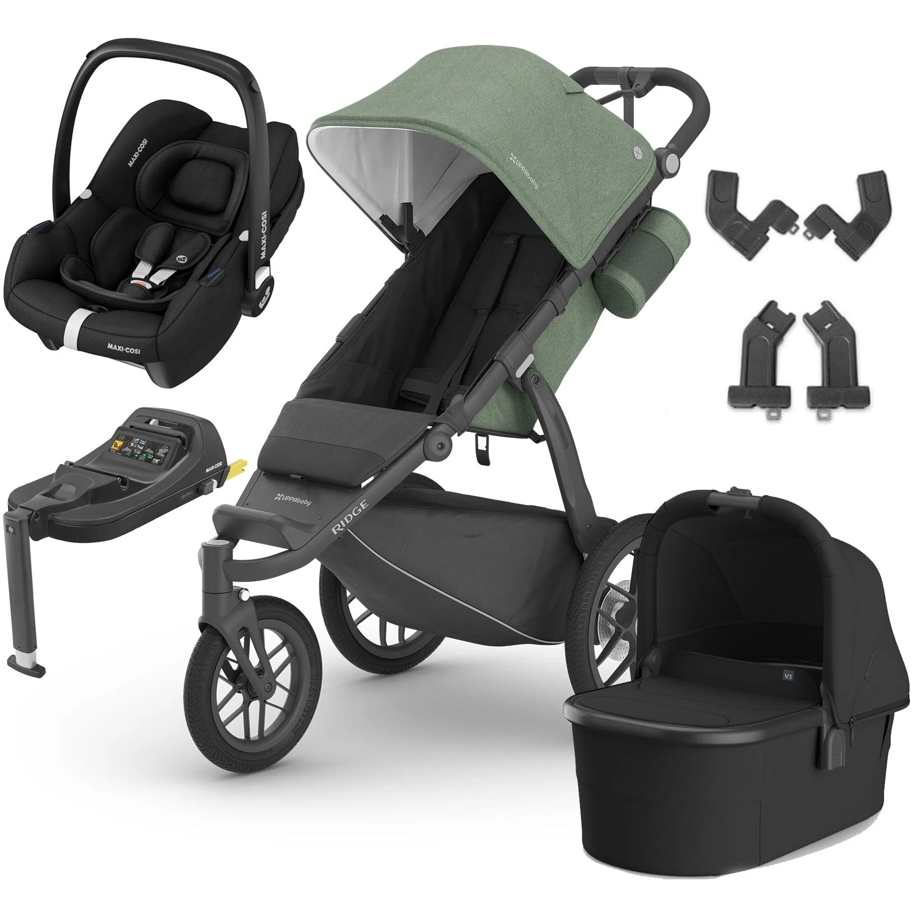 UPPAbaby Ridge Cabriofix i-Size Travel System - Gwen