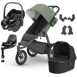 UPPAbaby Ridge Pebble 360 Travel System in Gwen