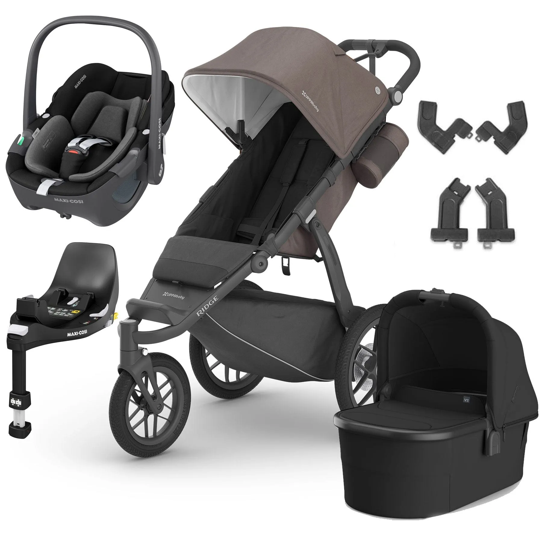 UPPAbaby Ridge Pebble 360 Travel System in Theo