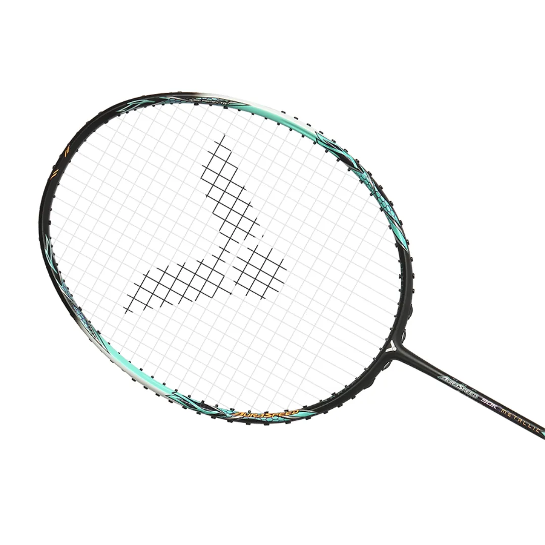 Victor Auraspeed 90K Metallic R Unstrung Badminton Racket [Pale Turquoise]