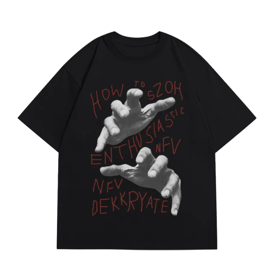 Vintage Street Letter Graphic T-shirt