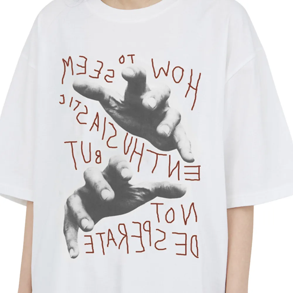 Vintage Street Letter Graphic T-shirt