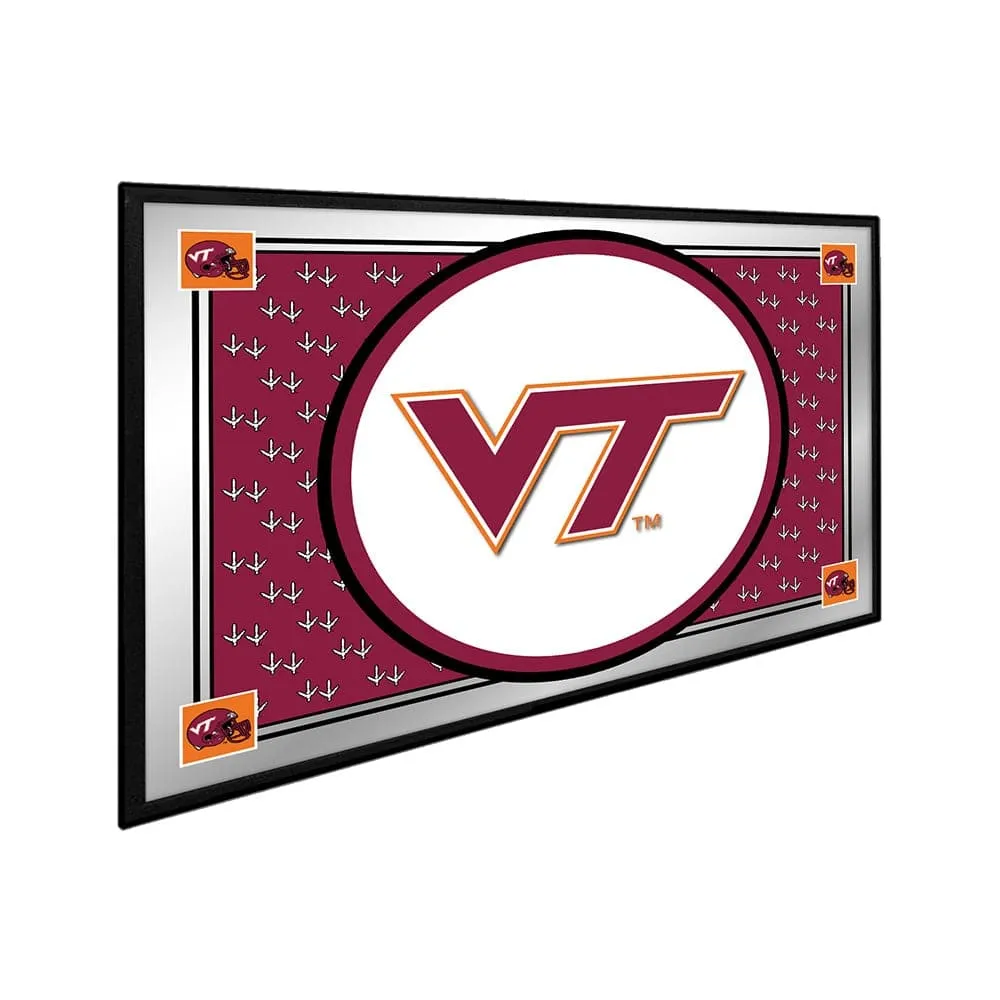 Virginia Tech Hokies: Team Spirit - Framed Mirrored Wall Sign
