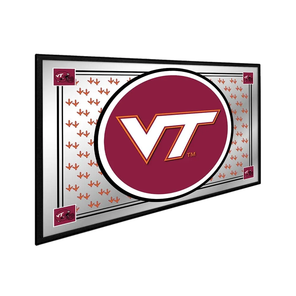 Virginia Tech Hokies: Team Spirit - Framed Mirrored Wall Sign