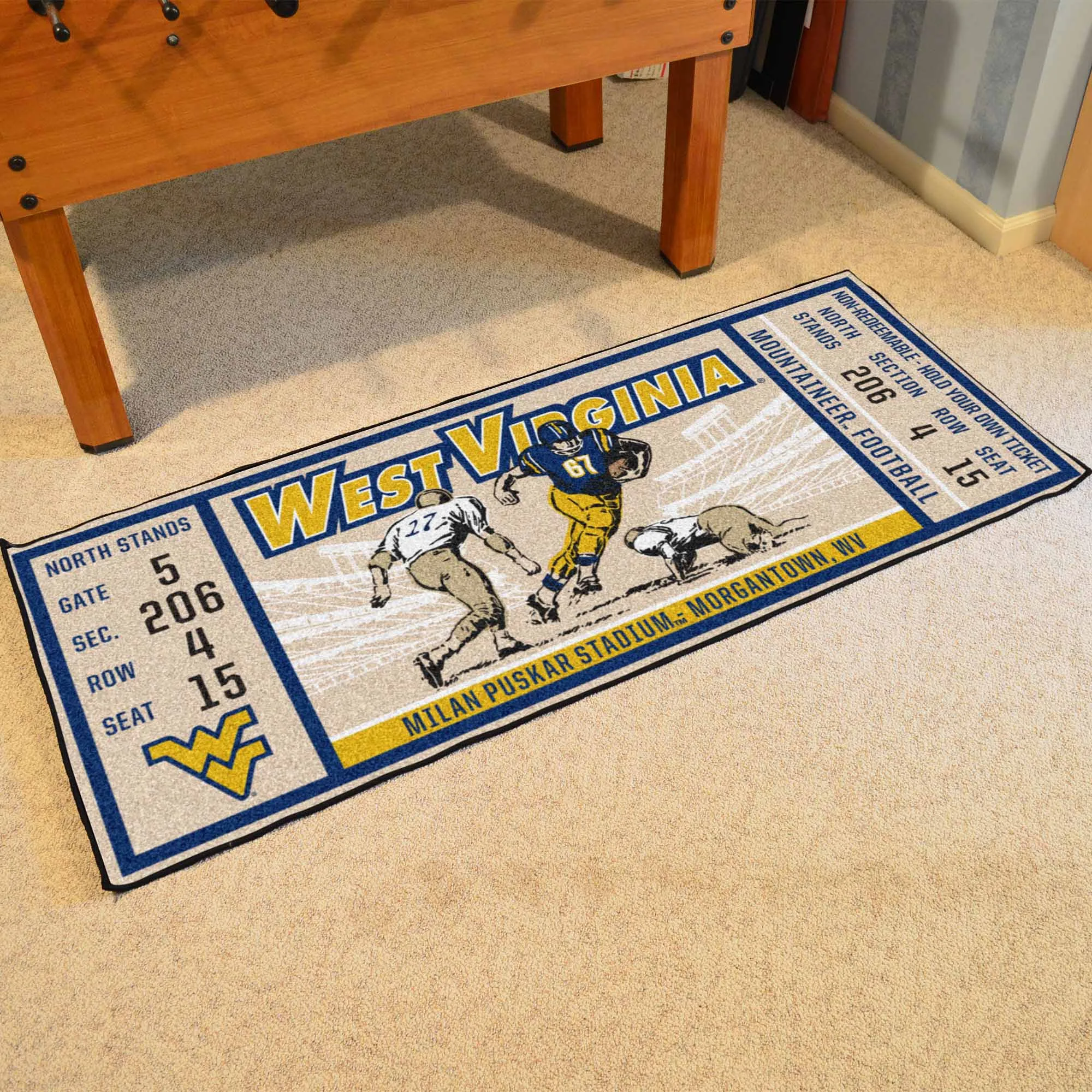 West Virginia University Ticket Runner