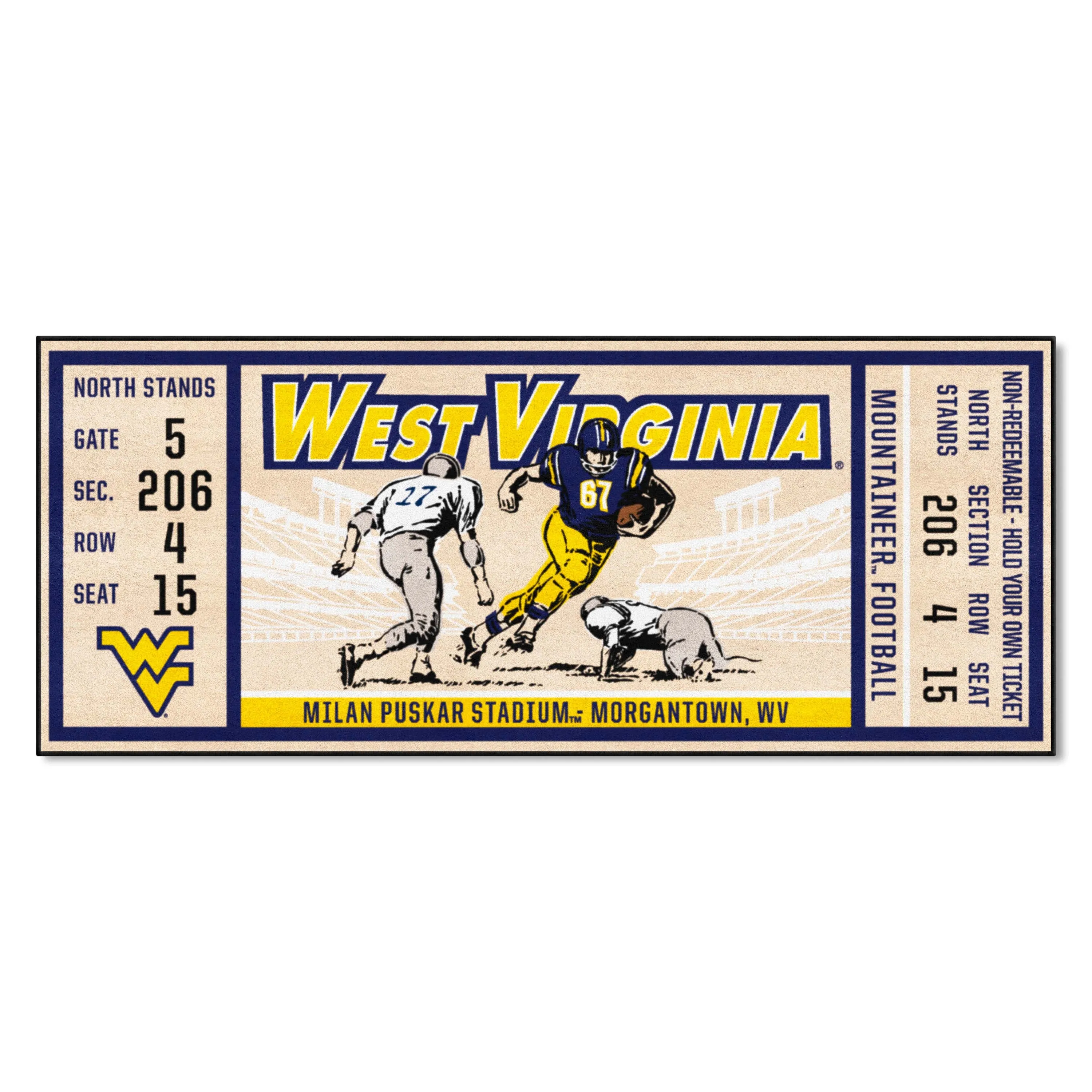 West Virginia University Ticket Runner