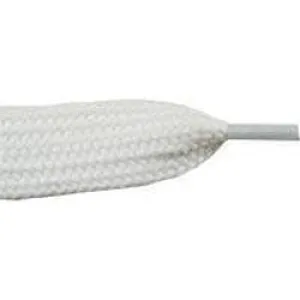 Wide 3/4" Laces - White (1 Pair Pack) Shoelaces