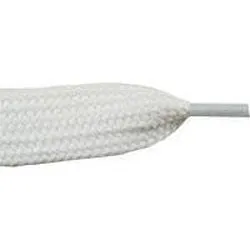 Wide 3/4" Laces - White (1 Pair Pack) Shoelaces